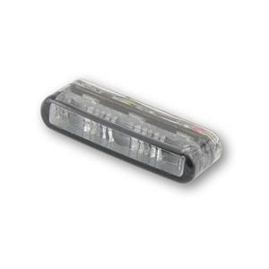 Feu arrière moto Highsider Smart Shorty 2 Pro, gris fumé