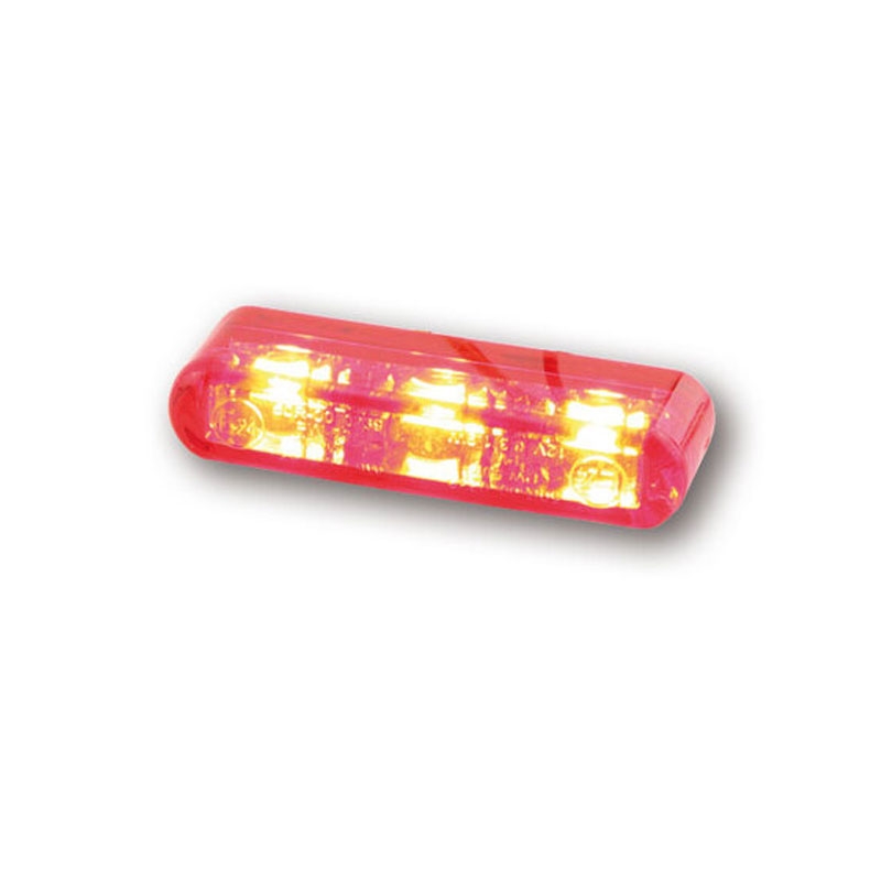 Feu arrière moto Highsider Smart Shorty 2 Pro rouge