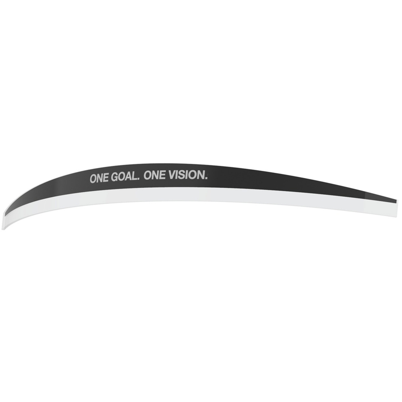 Essuie-glaces de rechange pour le système Roll-off Wide Vision pour lunettes Alpinestars Vision 8/5/3, noir