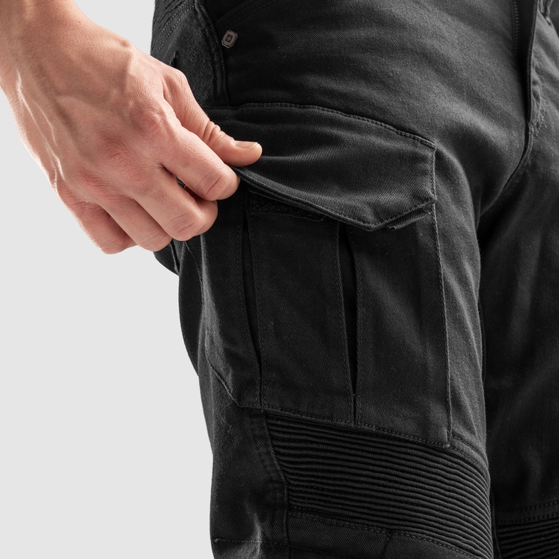 Jean moto Ozone Faster TP noir