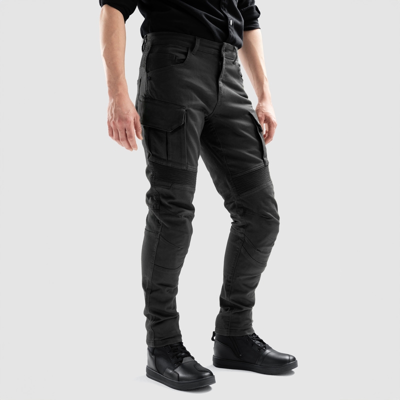 Jean moto Ozone Faster TP noir