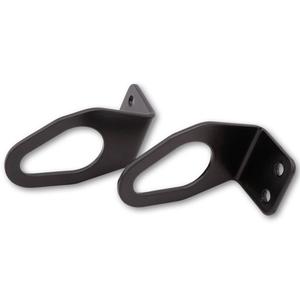 Support de clignotants Highsider Pro d&#39;origine pour plaque d&#39;immatriculation de moto Yamaha, noir
