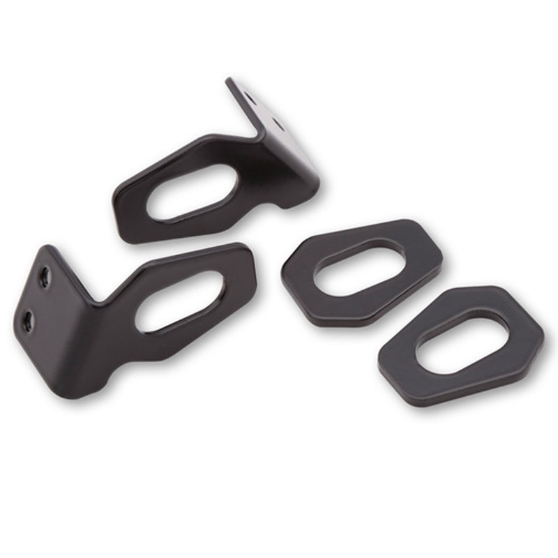 Support de clignotants Highsider Pro d'origine pour plaque d'immatriculation de moto Honda, noir (paire)