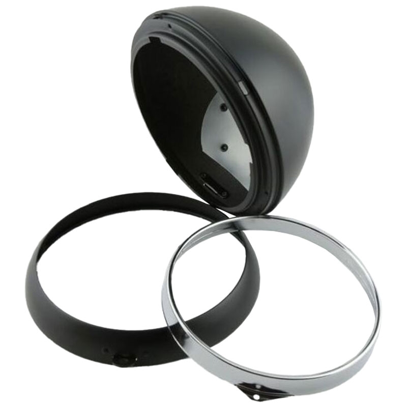 Boîtier de phare Highsider Smart Yuma 2 noir mat