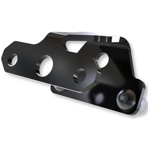 Support d&#39;éclairage de plaque d&#39;immatriculation Highsider Pro XL noir