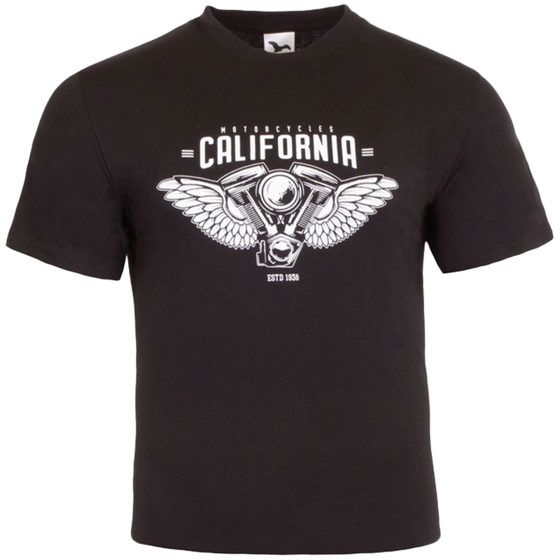 T-shirt RSA Motorcycles California noir