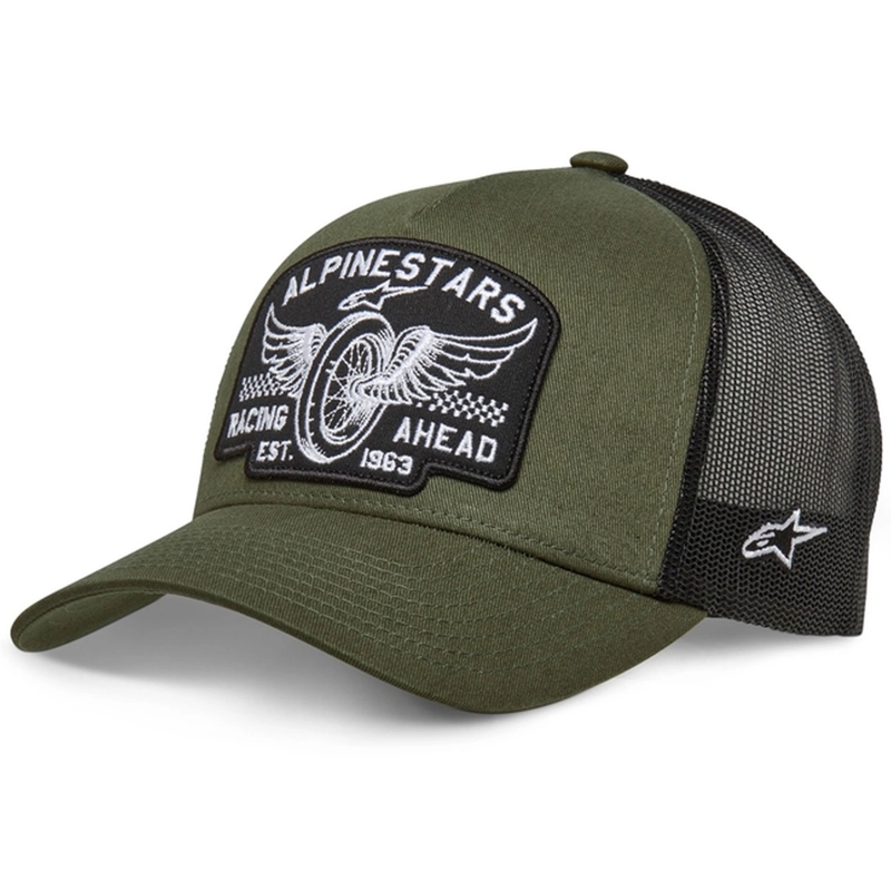 Casquette Alpinestars Heritage Patcher vert-noir