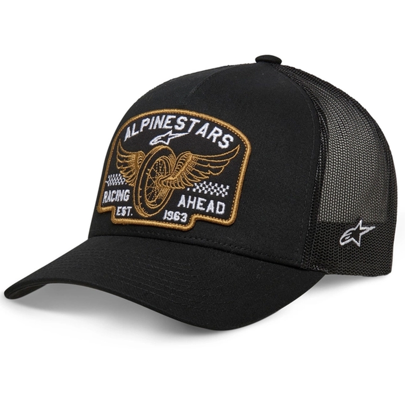 Casquette Alpinestars Heritage Patcher noir-noir