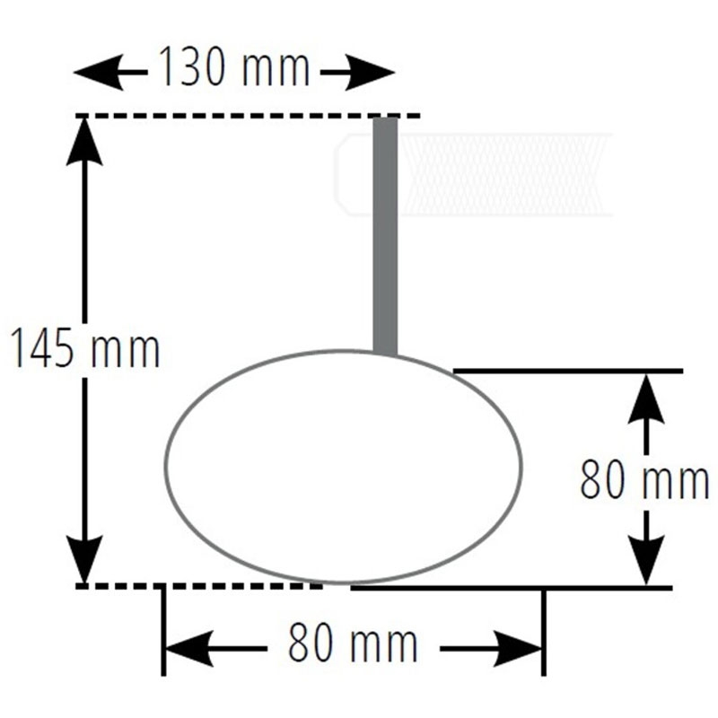 Rétroviseur gauche/droit Highsider Smart Bar End noir