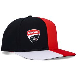 Casquette plate Ducati rouge-noir-blanc