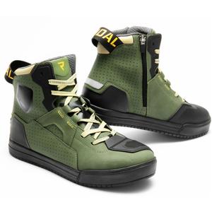 Bottes de moto Rebelhorn Vandal II kaki-noir-orange