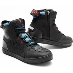 Bottes moto Rebelhorn Vandal II noir-bleu