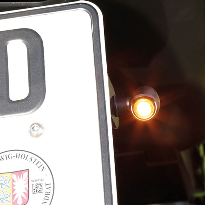 Clignotants LED Highsider Nova LED Indicator noir mat 2 pcs