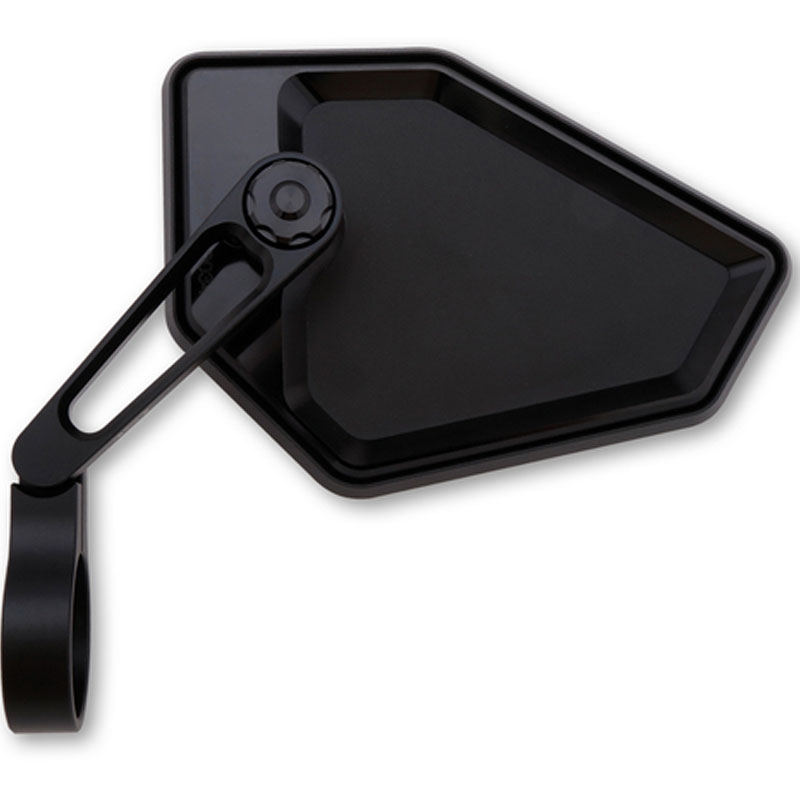 Rétroviseurs d'extrémité de guidon Highsider Nova-Race noirs 2 pièces