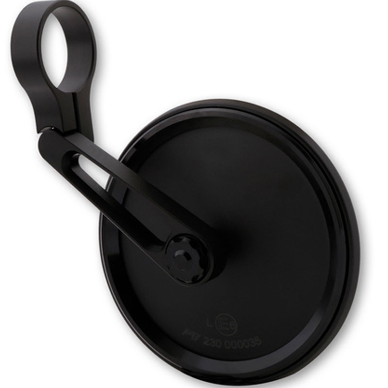 Rétroviseur d'extrémité de guidon Highsider PRO Nova-Run court noir 1 pièce.