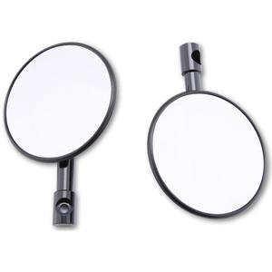Rétroviseurs de guidon Highsider Smart Superbike noirs 2 pièces