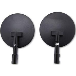 Rétroviseurs de guidon Highsider Superbike noirs 2 pièces