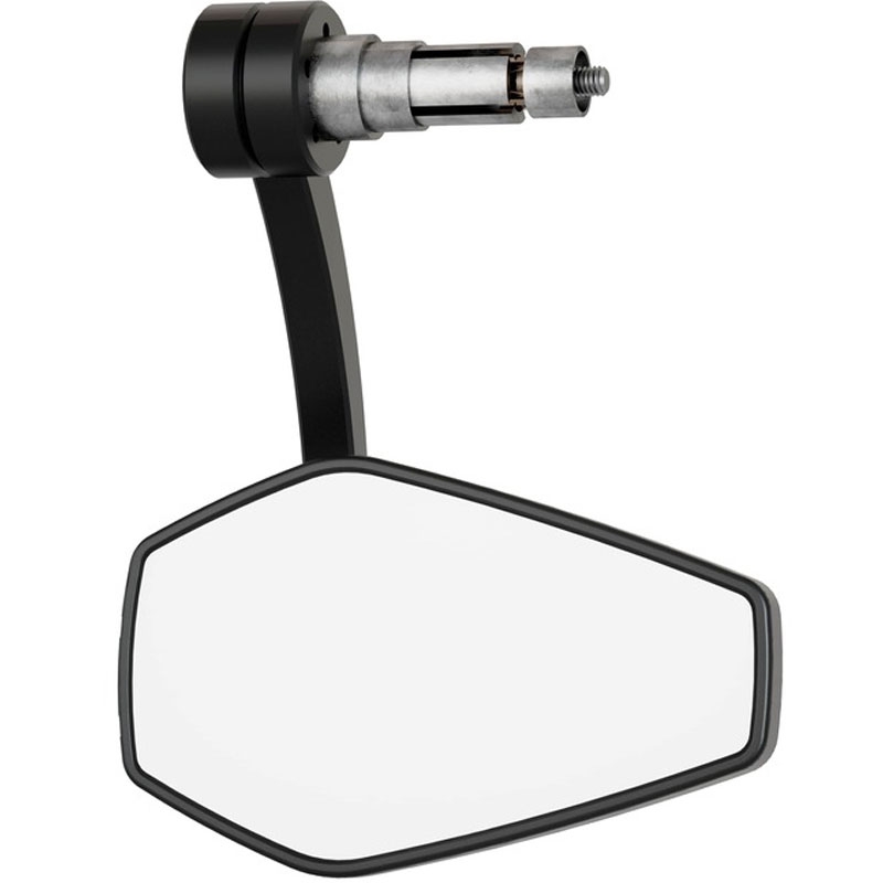 Rétroviseur d'extrémité de guidon Highsider Booster 2 EVO noir