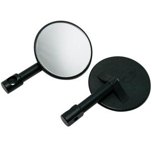 Rétroviseur rond noir Highsider Smart Bar End