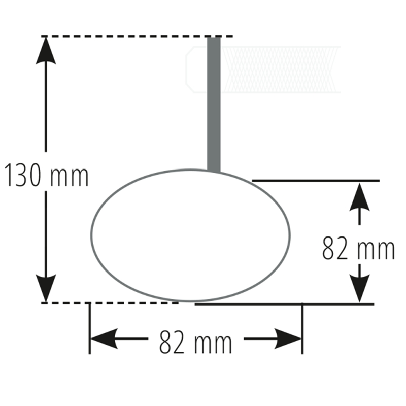 Rétroviseur rond noir Highsider Smart Bar End