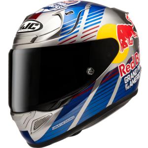 Casque moto intégral HJC RPHA 12 Red Bull Austin GP II MC21 bleu-gris