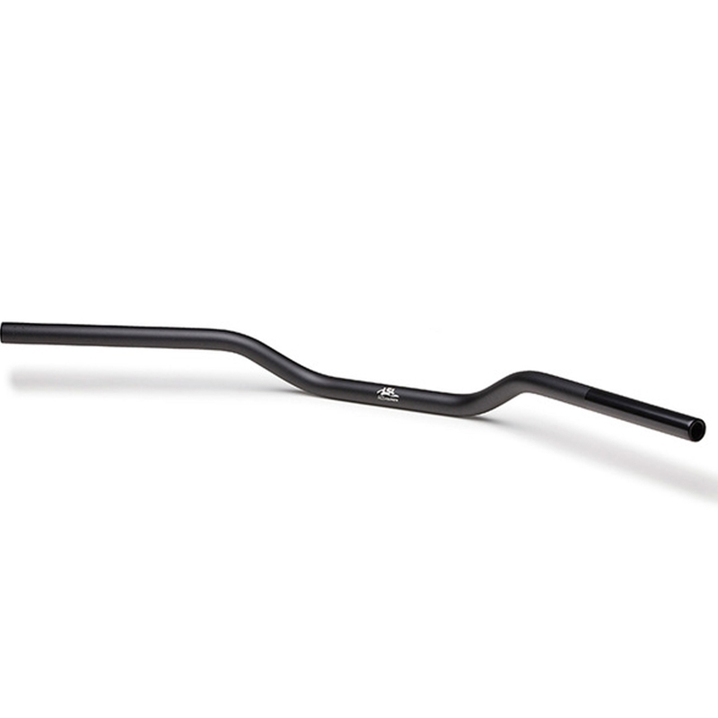 Guidon Highsider Superbike A01 en aluminium noir microbillé