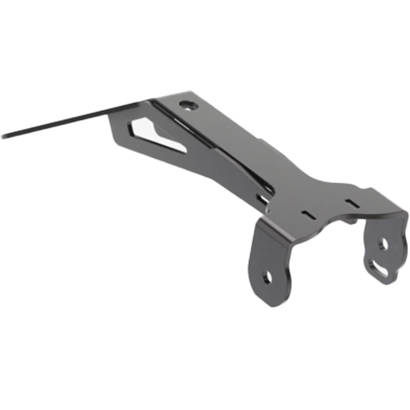 Support de plaque d'immatriculation avec éclairage Highsider Akron RS PRO Aprilia noir
