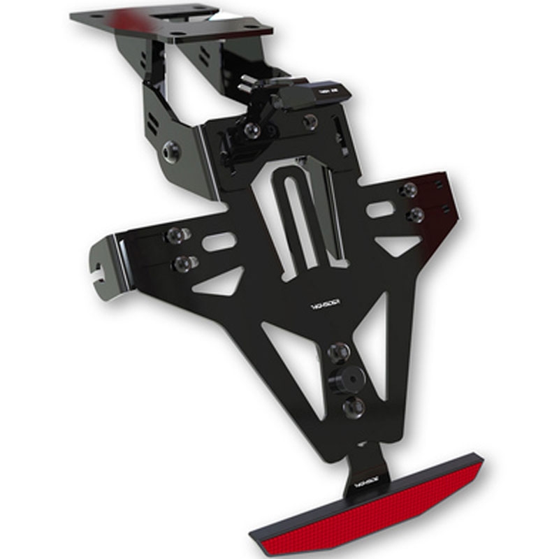 Support de plaque d'immatriculation avec éclairage Highsider License Akron RS PRO KTM 690 DUKE noir