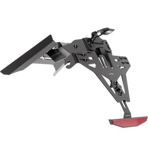 Support de plaque d&#39;immatriculation avec éclairage Highsider License Akron RS PRO KTM 1290 SUPER DUKE GT ABS noir