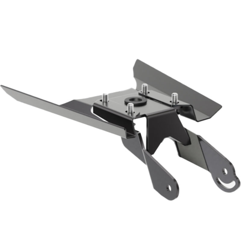 Support de plaque d'immatriculation avec éclairage Highsider License Akron RS PRO KTM 1290 SUPER DUKE GT ABS noir