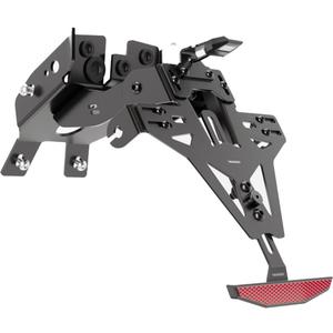 Support de plaque d&#39;immatriculation avec éclairage Highsider License Akron RS PRO KTM 690 SMC R noir