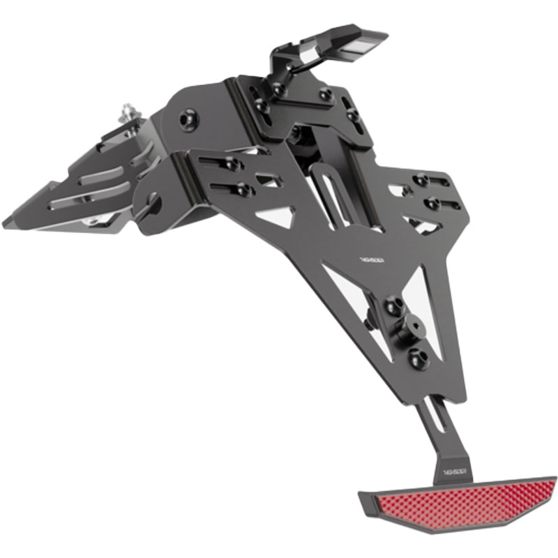 Support de plaque d'immatriculation avec éclairage Highsider Akron RS PRO Honda CBR 650 F noir