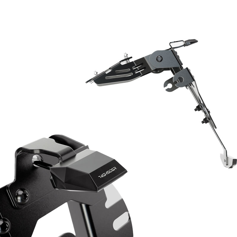Support de plaque d'immatriculation avec éclairage Highsider Akron RS PRO Honda CBR 650 F noir