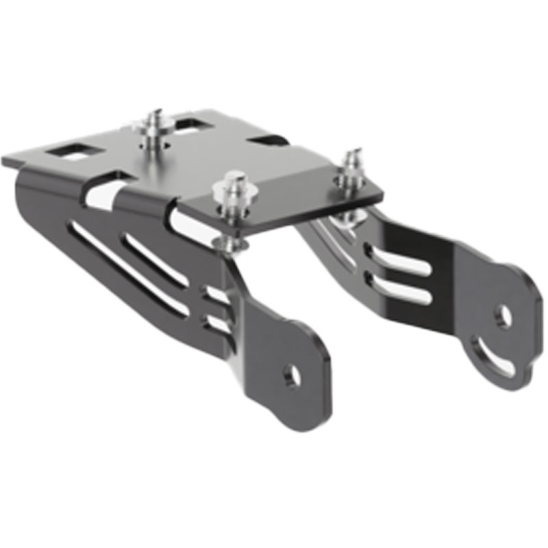Support de plaque d'immatriculation avec éclairage Highsider Akron RS PRO Honda CBR 650 F noir