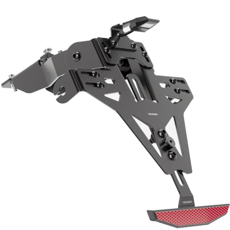 Support de plaque d'immatriculation avec éclairage Highsider Akron RS PRO Honda CB 500 noir