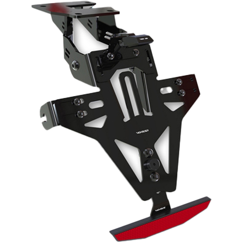 Support de plaque d'immatriculation avec éclairage Highsider Akron RS PRO HONDA CB 1000 R NEO noir