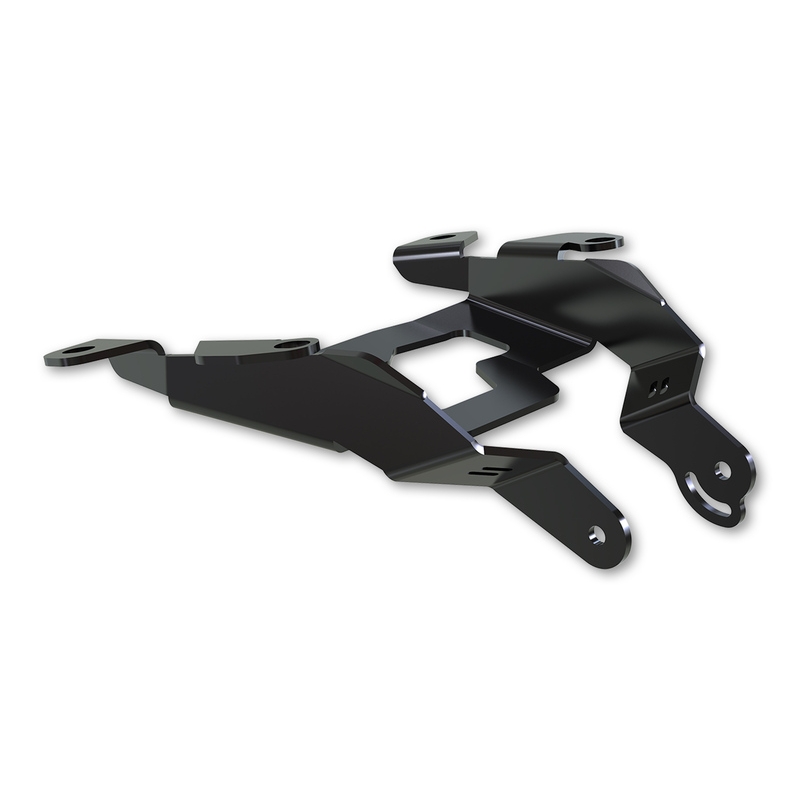 Support de plaque d'immatriculation avec éclairage Highsider Akron RS PRO Honda CB 650 R noir