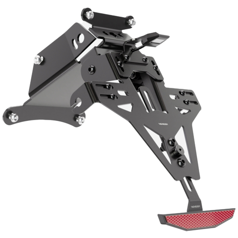 Support de plaque d'immatriculation avec éclairage Highsider Akron RS PRO HUSQVARNA 701 noir