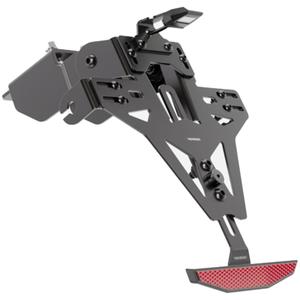 Support de plaque d&#39;immatriculation avec éclairage Highsider Akron RS PRO Kawasaki ER-6 F,N noir