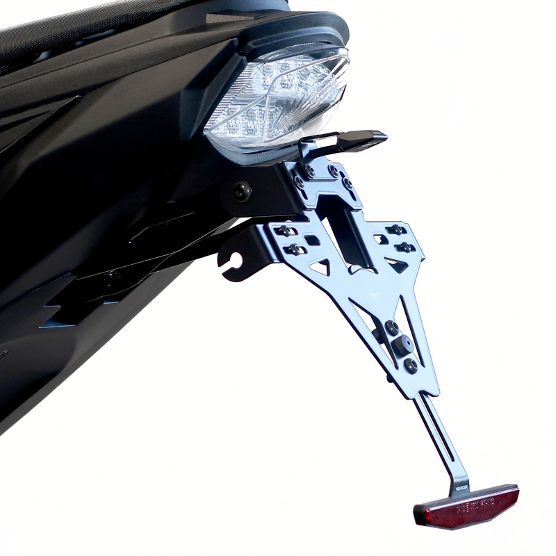 Support de plaque d'immatriculation avec éclairage Highsider Akron RS PRO Suzuki GSX-S 1000 (F) noir