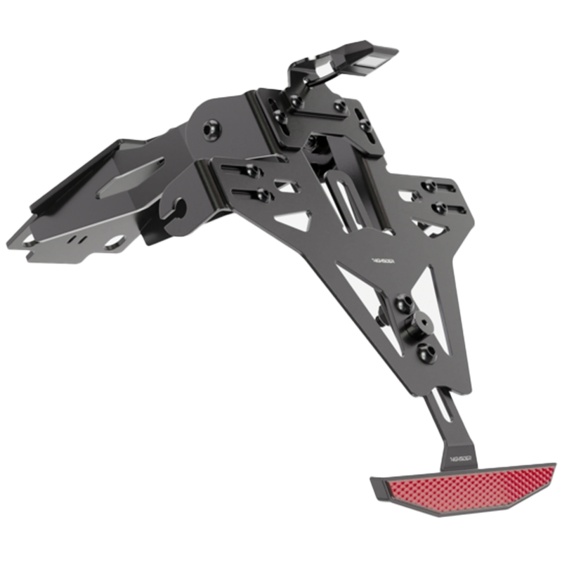 Support de plaque d'immatriculation avec éclairage Highsider Akron RS PRO Suzuki GSX-S 1000 (F) noir