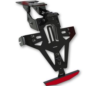 Support de plaque d&#39;immatriculation avec éclairage Highsider Akron RS PRO Ducati Supersport S noir