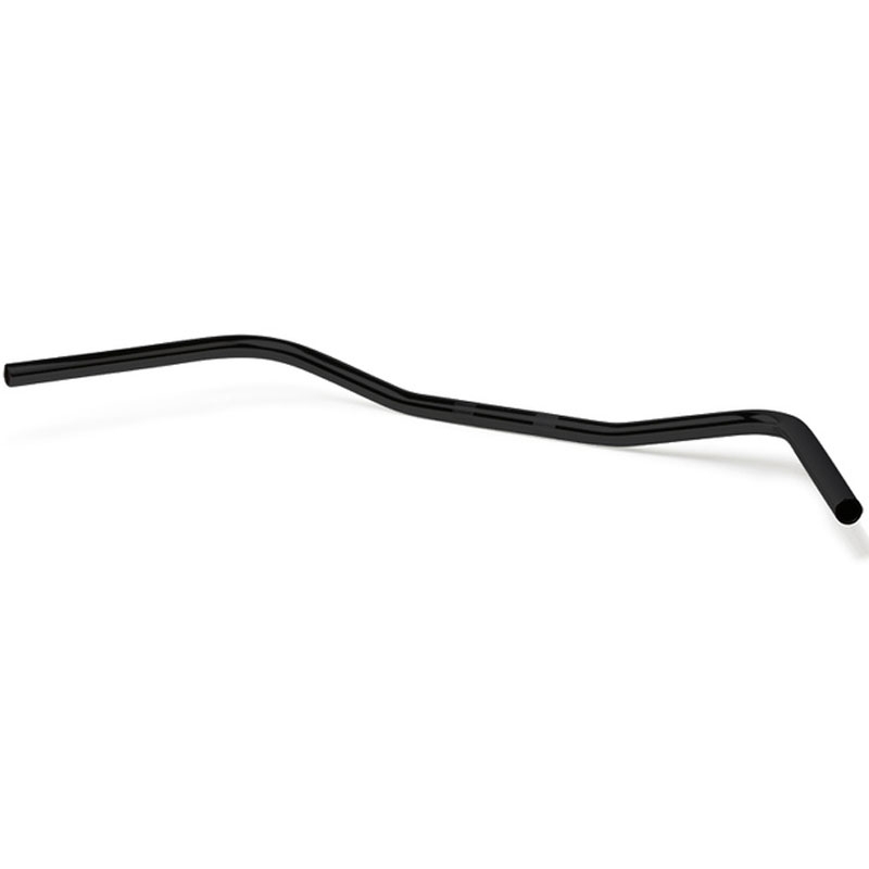 Guidon moto Highsider PRO Old Style L12 95 mm noir