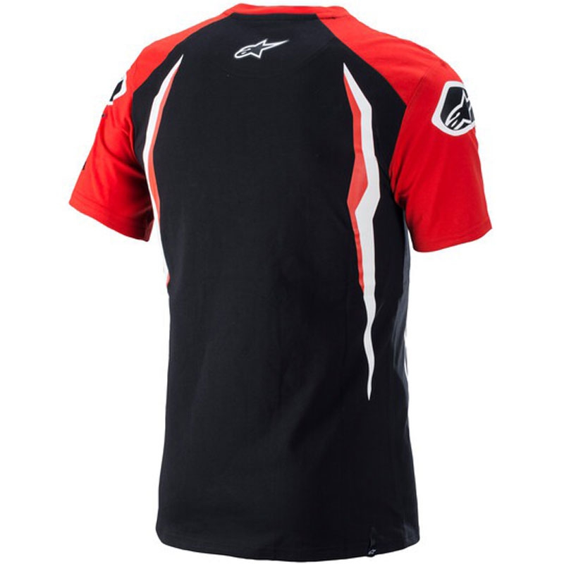 T-shirt Alpinestars Honda rouge et noir