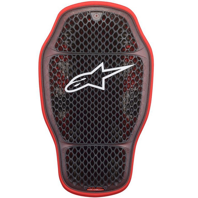 Protection dorsale Alpinestars Nucleon KR-1 CELLi CE 2 transparente-gris-rouge