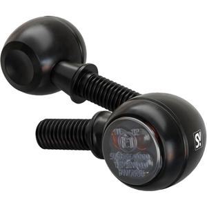 Clignotants moto Highsider Smart Circula-S LED 3 en 1 noir