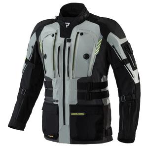 Veste de moto Rebelhorn Patrol gris-noir-jaune fluo soldes