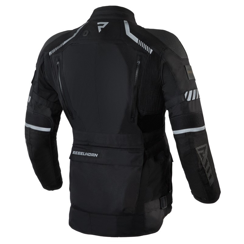 Veste de moto noire Rebelhorn Patrol