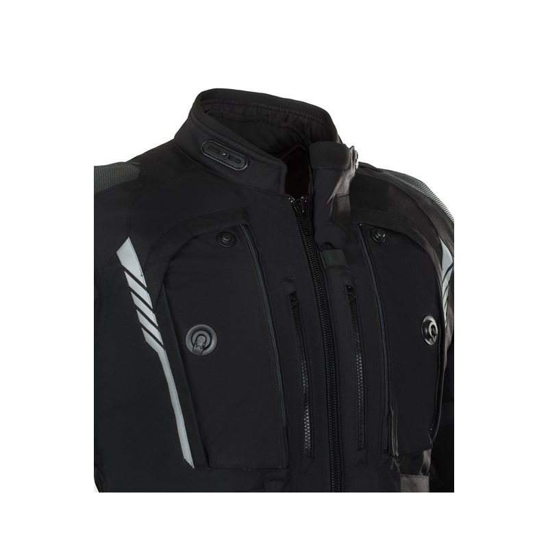 Veste de moto noire Rebelhorn Patrol