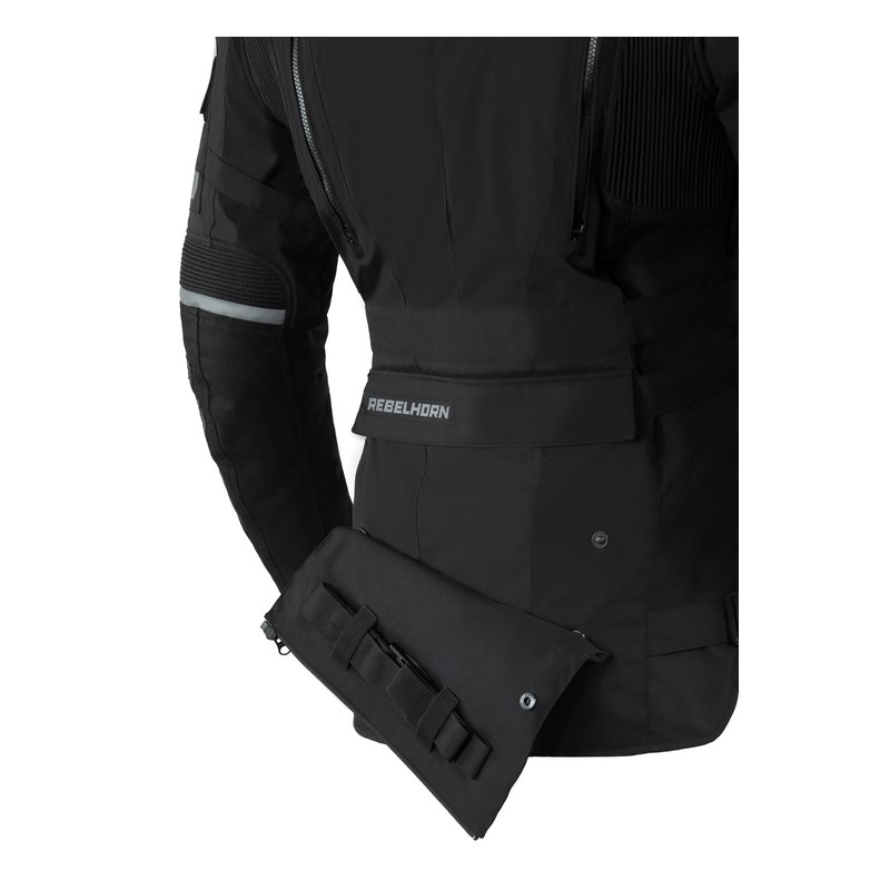 Veste de moto noire Rebelhorn Patrol